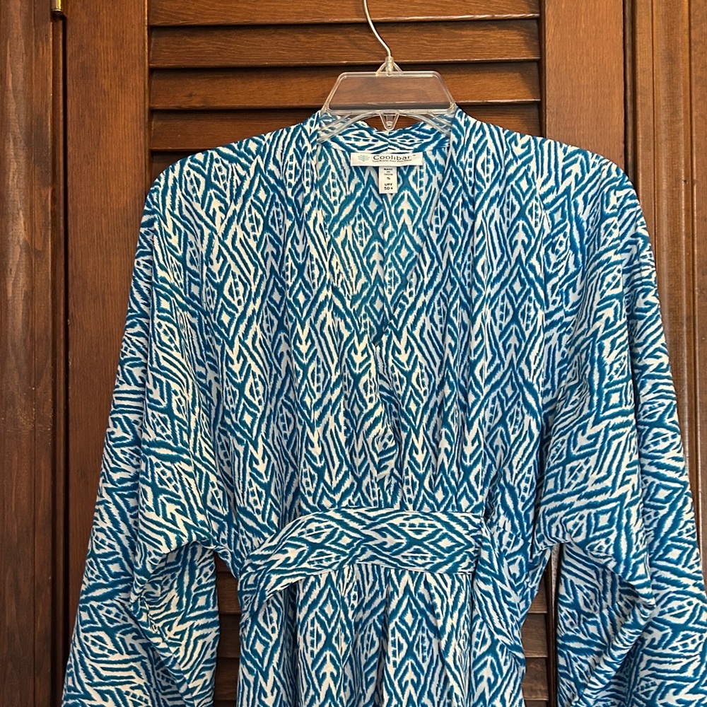 Coolibar women’s Navia coverup dress sun good condition - Picture 6 of 9